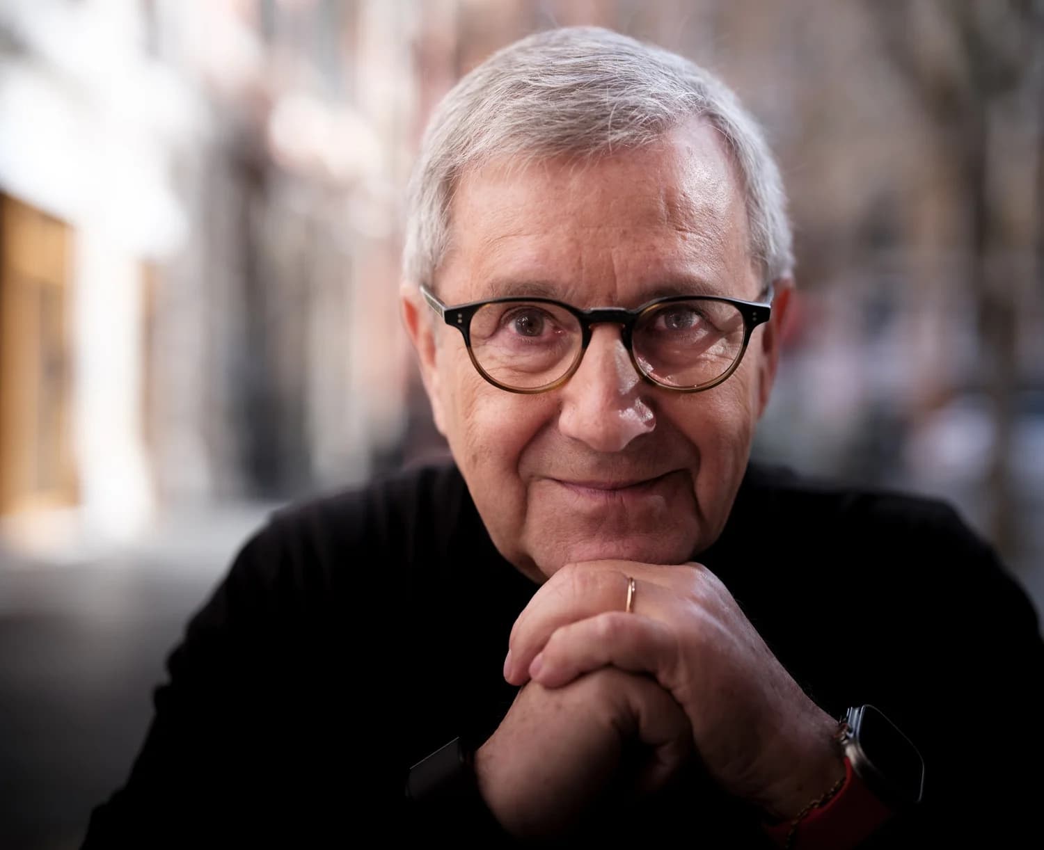 Portrait of Jan Hofer with Leica SL3, 50mm Summilux SL Asph. f/1.4