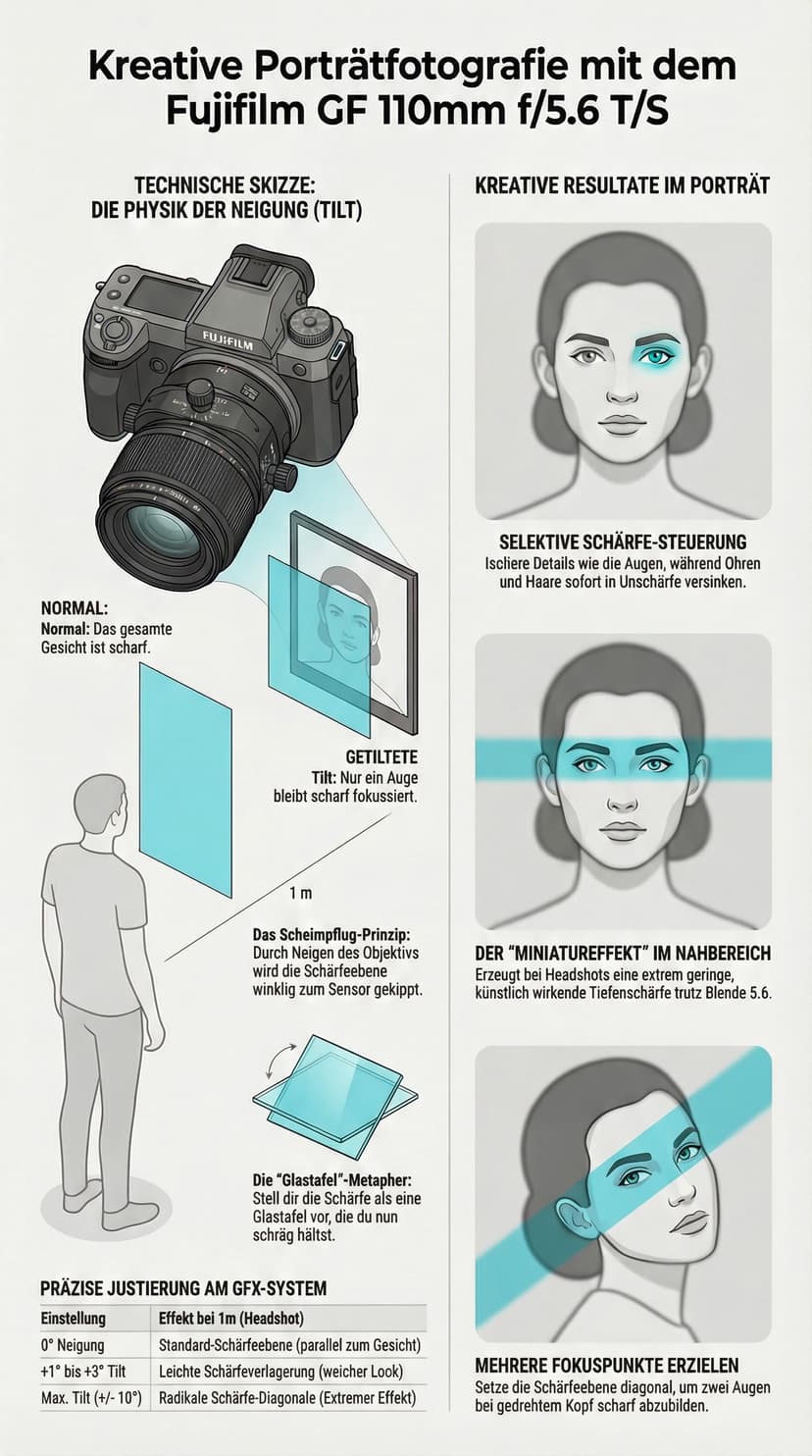 Scheimpflug Principle Infographic – Tilt-Shift Portrait Photography